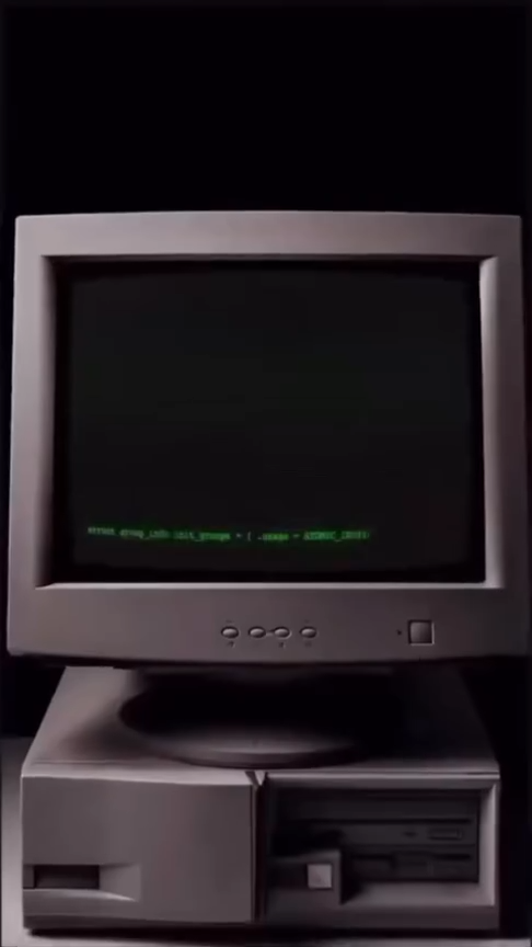 Retro CRT computer